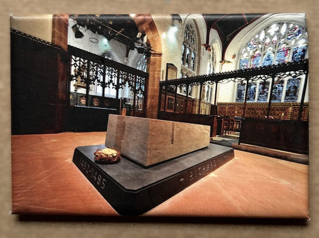 Image of the tomb of Richard III in Leicester Cathedral