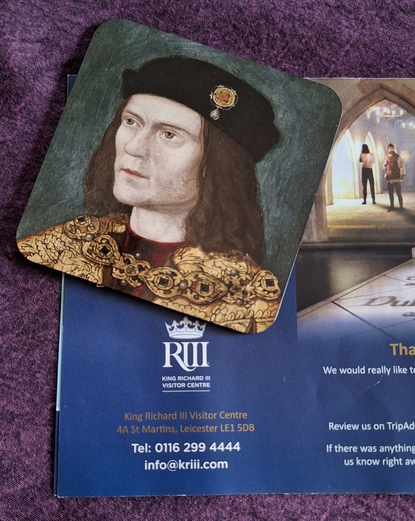 Coaster of the Portrait of Richard III from the Society of Antiquaries.